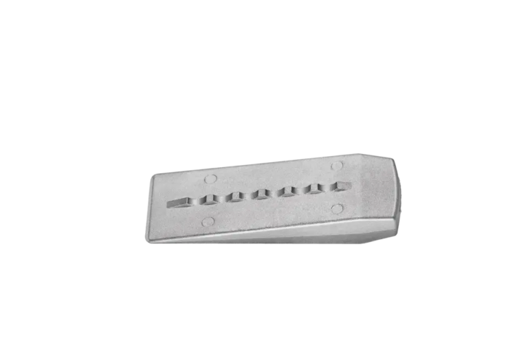 Velwig aluminium 12 x 4 cm