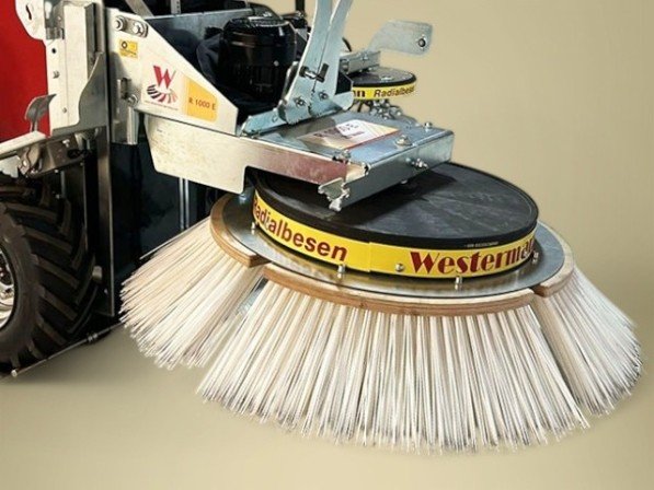 Close-up van de radiaalborstel R 1000-E, werkbreedte 1000 mm