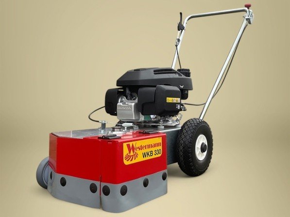 Onkruidborstel WKB 330 L met Loncin OHV motor - 4 staalborstels - werkbreedte 330 mm