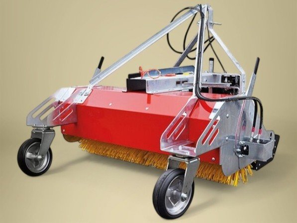 Axiaalborstel OPTIMAL 1600 - montage achteraan - werkbreedte 1600 mm - 3-puntsophanging