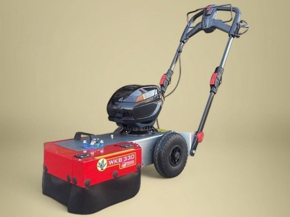 Onkruidborstel WKB 330 ACCU met batterij - 4 staalborstels - werkbreedte 330 mm