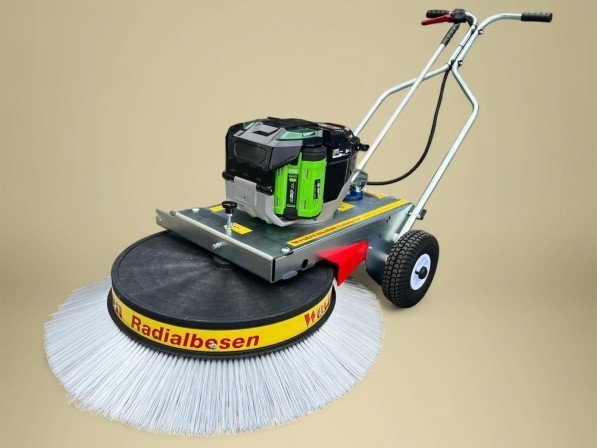 Radiaal veegmachine met EGO Power+ 56V accumotor