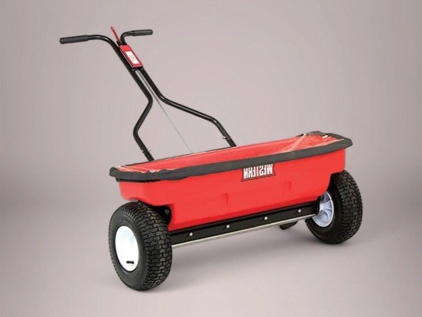 Zoutstrooier WB-160D - tankinhoud 72 kg - strooibreedte 91 cm - duwmodel